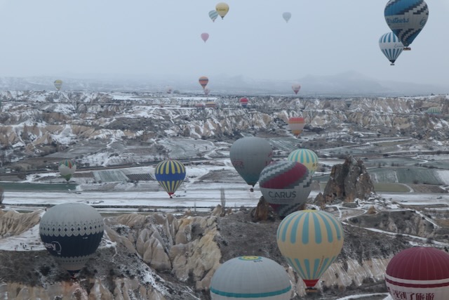 Many balloons